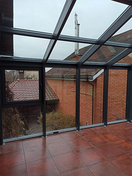 Замовити склянний дах